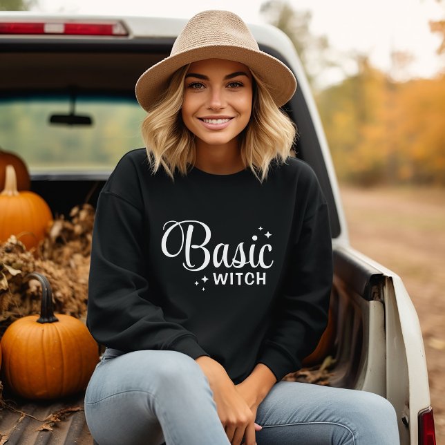 Sweatshirt Halloween sorcière de base (Créateur téléchargé)