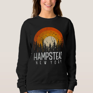 Sweatshirt Hampstead New York NY Style Rétro Vintage 80s 90