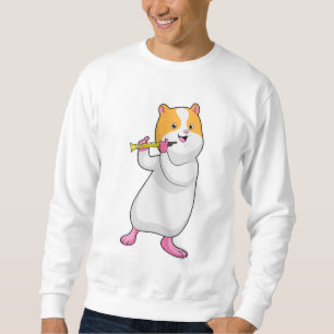 Sweatshirt Hamster à Musique avec Flûte