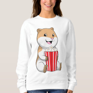 Sweatshirt Hamster au cône de Popcorn