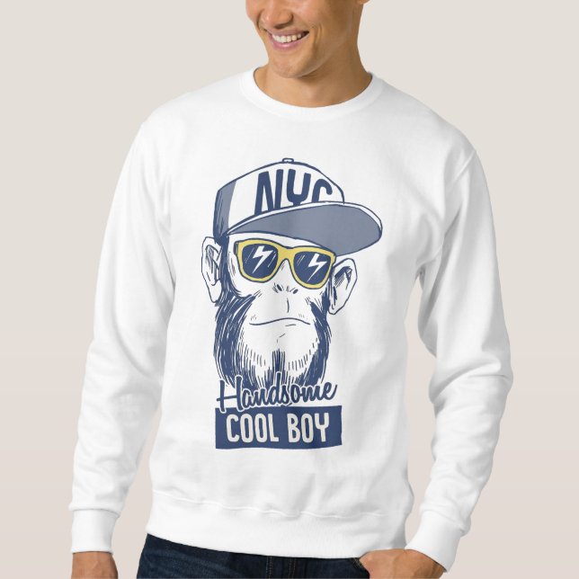 Sweatshirt Handsome Cool Boy (Devant)