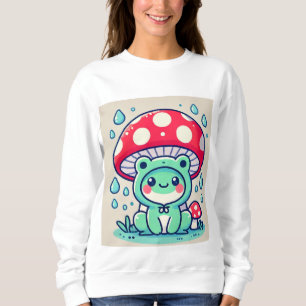 Sweatshirt Happy Frog & Umbrella 🐸 ☔