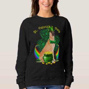 Sweatshirt Happy Jour de la Saint Patrick Great Dane Leprecha