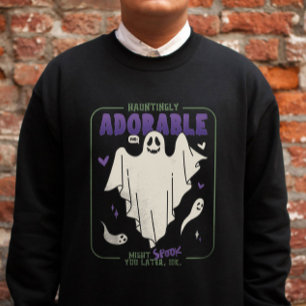 Sweatshirt Hauntingly adorable Funny Halloween les paroles de