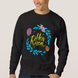 Sweatshirt He Is Risen Easter Day Jesus Religious Christian B