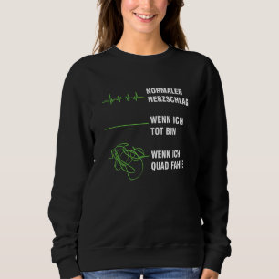 Sweatshirt Hearbeat Quad Quad Conducteur Extreme Sport Motors