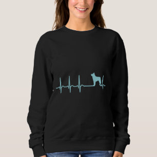 Sweatshirt Heartbeat Husky Cool Funny Nerdy Comic Graphisme H