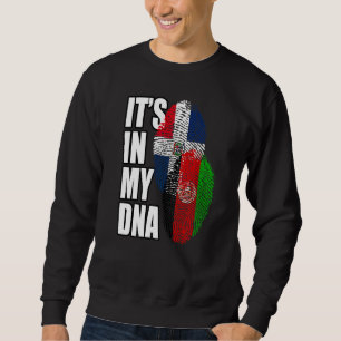 Sweatshirt Héritage du drapeau de l'ADN mixte dominicain et a