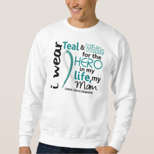 Sweatshirt Héros de cancer du col de l'utérus dans ma vie m