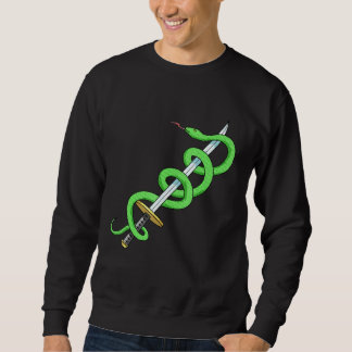 Sweatshirt Herpétologiste du reptile des épées de serpent