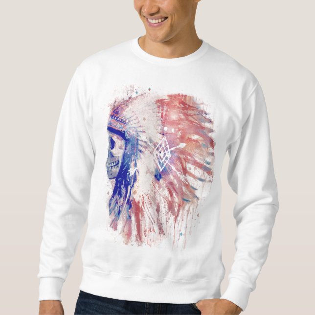 Sweatshirt Heure crâne (Devant)