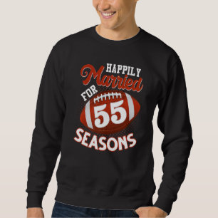 Sweatshirt Heureusement Marié Pour 55 Saisons De Football 55t