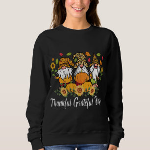 Sweatshirt Heureux Blessés Gnomes Fleurs de soleil Gnome Chut