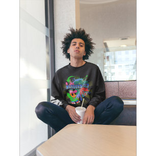 Sweatshirt Hip hop Inspiré Béni à l'art chrétien
