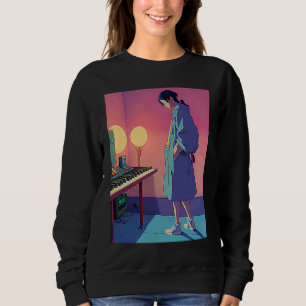 Sweatshirt Hip hop lo fi chillhop rythmes calmes lofi esthéti