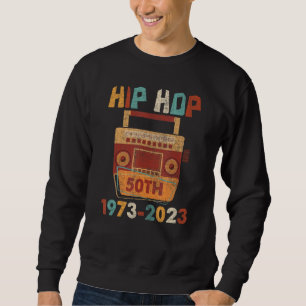 Sweatshirt Hip hop vintage 50 ans rétro 50e anniversaire Ce