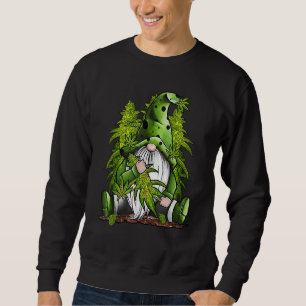 Sweatshirt Hippie Weed Gnome