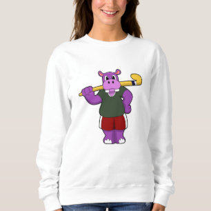 Sweatshirt Hippo at hockey