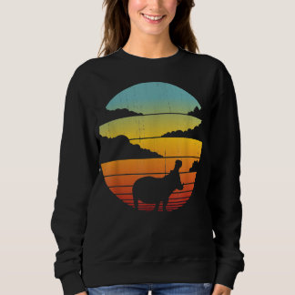 Sweatshirt Hippopotame des années 60 les années 70 Hippo | Hi