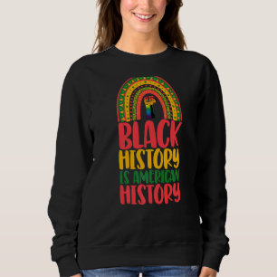 Sweatshirt Histoire Noire Histoire Américaine Rainbow Women A
