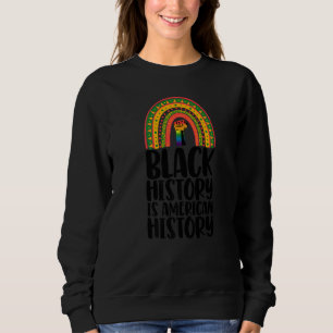 Sweatshirt Histoire Noire Histoire Américaine Rainbow Women A