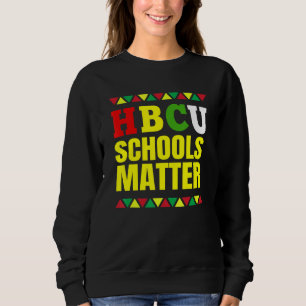 Sweatshirt Historiquement Black College University Student Hb