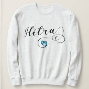 Sweatshirt Hitra Drapeau Coeur, Norvège