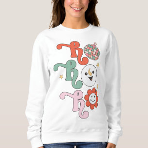 Sweatshirt Ho Ho Ho Disco Super Rétro Noël