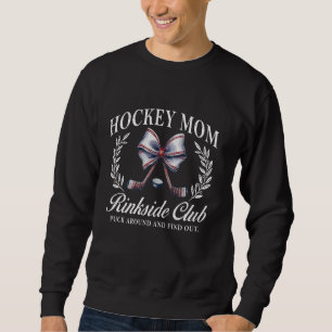Sweatshirt Hockey Maman Rinkside Social Club Puck Arrondir Et