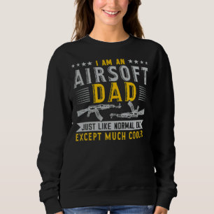 Sweatshirt Homme Airsoft Papa Comme Papa Normal Sauf Coole
