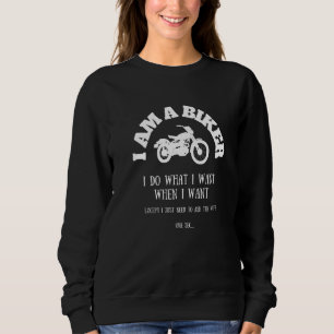 Sweatshirt Homme Biker Mari Boyfriend Pour Homme Biker