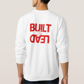 Sweatshirt homme "Built to Lead" avant arrière