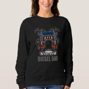 Sweatshirt Homme Diesel Papa Trucker Trucker 18 Wheeler