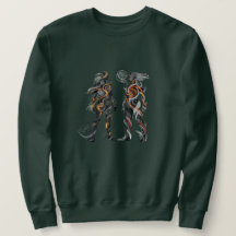 Sweatshirt Homme Dualité Abstraite