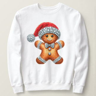 Sweatshirt Homme en pain d'épices Faux Rhinestone