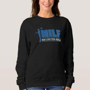 Sweatshirt Homme J'Aime La Grenouille Chasse Grenouille Giggi
