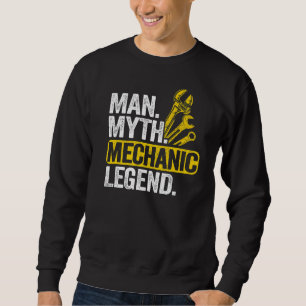 Sweatshirt Homme Mythe Mécanique Légende Voiture Guy Garage P
