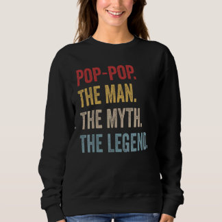 Sweatshirt Homme Pop Pop L'Homme Le Mythe La Légende   Pour P