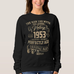 Sweatshirt Hommes 69 ans Vintage 1953 69e Anniversaire