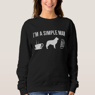 Sweatshirt Hommes Animal Border Collie Chien Chien Chien Chie