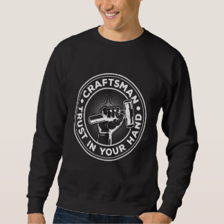 Sweatshirt Hommes artisan confiance dans vos mains électricie
