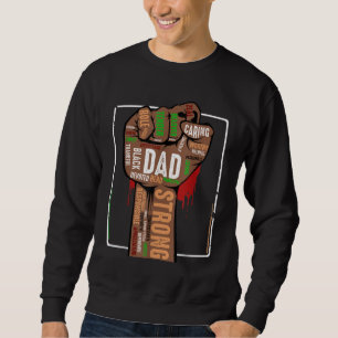 Sweatshirt Hommes Black Papa Africain Américain Melanin Pride