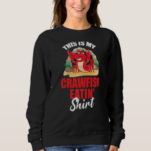 Sweatshirt Hommes Crawfish Fatin Lobster Lover Prawn Footy Me