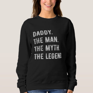 Sweatshirt Hommes Fête des pères Papa L'Homme Mythe Légende V