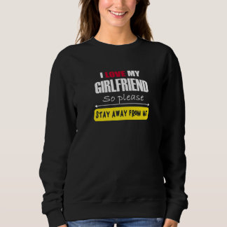 Sweatshirt Hommes J'aime Ma Copine Alors S'il Vous Plaît Rest