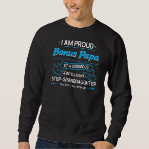 Sweatshirt Hommes Je Suis Fier Bonus Papa D'Une Fille Bonus