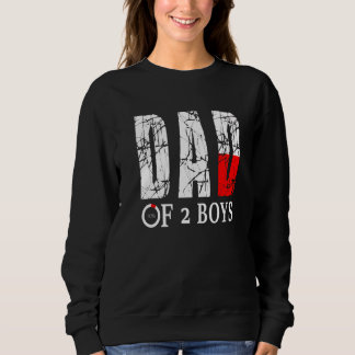 Sweatshirt Hommes Papa De 2 Garçons Père Ou Grand-Père De 2 E