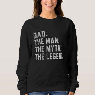 Sweatshirt Hommes Papa Homme Mythe Légende Vintage Meilleur P