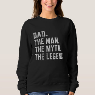 Sweatshirt Hommes Papa Homme Mythe Légende Vintage Meilleur P