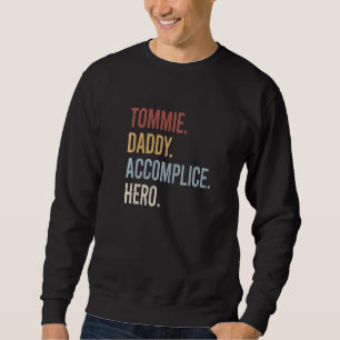 Sweatshirt Hommes Tommie Papa Accomplice Héros Style Rétro Vi